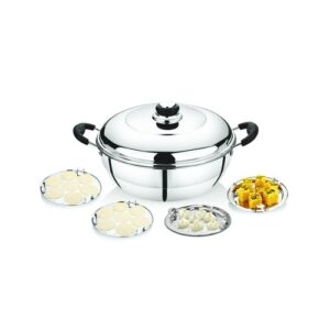 Maxfresh Dhamaka Multi Kadai without Sandwich Bottom can use 2 plates at a time